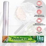 Trideva Organic 18 Micron Baking and Wrapping Foil Paper 1 Kg, Parchment Paper, Non Toxic Food Roll for Baking Cake, Oilproof, Reusable for Food, Fibre Roll (Pack of 2) - Image 5