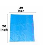 Trideva HEAVY DUTY Medium Size 20x20 Inch Pack of 2 Blue (14 Pcs in Each Pack) 75 Micron Biodegradable Garbage Bag| | Trash/dustbin Bags (Weight 500 Gram per Pack) - Image 3