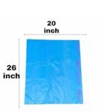 Trideva HEAVY DUTY Extra-Medium Size 20x26 Inch Pack of 2 Blue (10 Pcs in Each Pack) 75 Micron Biodegradable Garbage Bag| Trash/Dustbin Bags (Weight 500 Gram for Each Pack) - Image 6