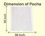 Trideva Pocha size 32*32 inch pack of 6 - Image 6