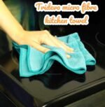 Trideva Microfiber Cleaning Cloth 40x40 cm (Pack of 5)| Super Soft for Kitchen Bathroom car Home Every Think to Clean - Image 4