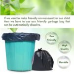 Trideva HEAVY DUTY Extra Thick Size 28x32 Inch Pack of 6 Black (7 Pcs in Each Pack) 75 Micron Biodegradable Garbage Bag| Trash/Dustbin Bags (Weight 500 Gram for Each Pack) - Image 2