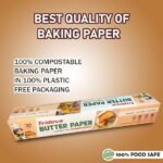 Trideva (Pack of 3)Butter Paper for Baking, Cooking and Food Packaging, Multipurpose Non-Stick Food Paper, 20 Meter - Image 3
