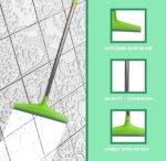 Trideva Bathroom and Floor wiper Stainless Steel (Pack of 2)
