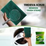 Trideva Scrub Pad (Pack of 12) Size 6x4 Thickness 20 mm - Image 3