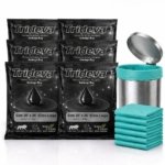 Trideva HEAVY DUTY Extra-Medium Size 20x26 Inch Pack of 6 Green (10 Pcs in Each Pack) 75 Micron Biodegradable Garbage Bag| Trash/Dustbin Bags (Weight 500 Gram for Each Pack)
