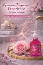 Trideva Hand Wash Rose 500ml (Pack of 3) - Image 4
