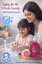 Trideva Hand Wash Rose 500ml (Pack of 3) - Image 3