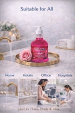 Trideva Hand Wash Rose 500ml (Pack of 3) - Image 2