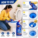 Trideva Toilet Cleaner 1L (Pack of 3) - Image 2