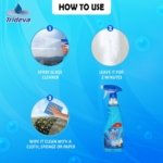 Trideva Glass Cleaner 500ml (Pack of 3) - Image 4
